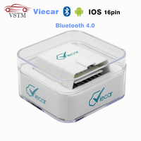 Viecar ELM327 Bluetooth 4.0 V1.5 OBD2 Car Diagnostic Tool OBDII J1850 OBD Cars Scanner for ios Android Window elm327 v1.5