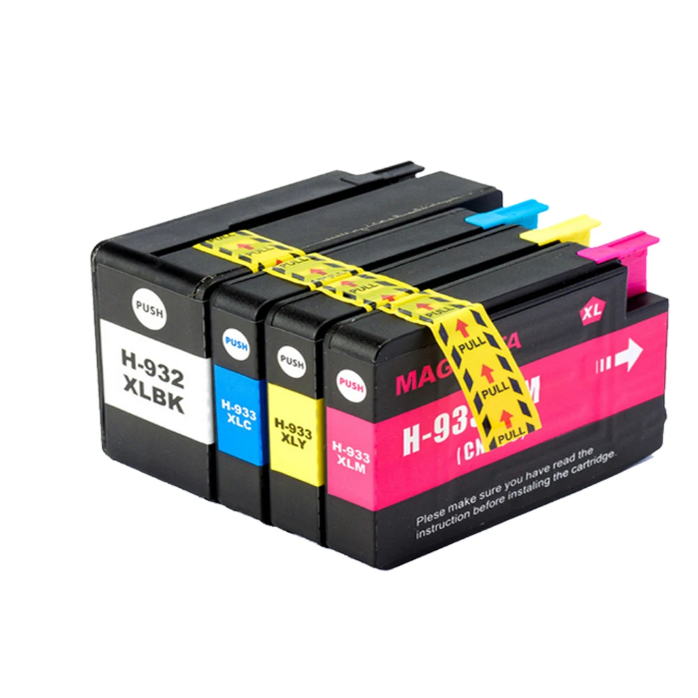Compatible For HP 932 933 932XL 933XL Replacement Ink Cartridge For HP Officejet 7110 6100 6600 7510 7512 7612 7610 7612 Printer
