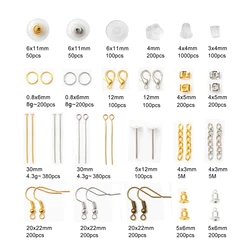 Jewelry Findings Tool Accessories Open Jump Ring /Beads Caps/Jump Ring/Pins/Claps/Extended Chains/Earring Hooks/ Eye Pins Eyepin