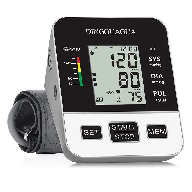 

Blood Pressure Meter Monitor Upper Arm Automatic Digital Blood Pressure Monitor Cuff BP Machine Pulse Rate Monitoring Meter