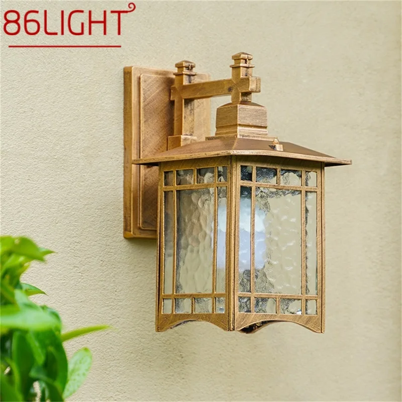 

86LIGHT Classical Outdoor Wall Lamp Waterproof IP65 Retro Sconces LED Lighting Decorative for Home Porch