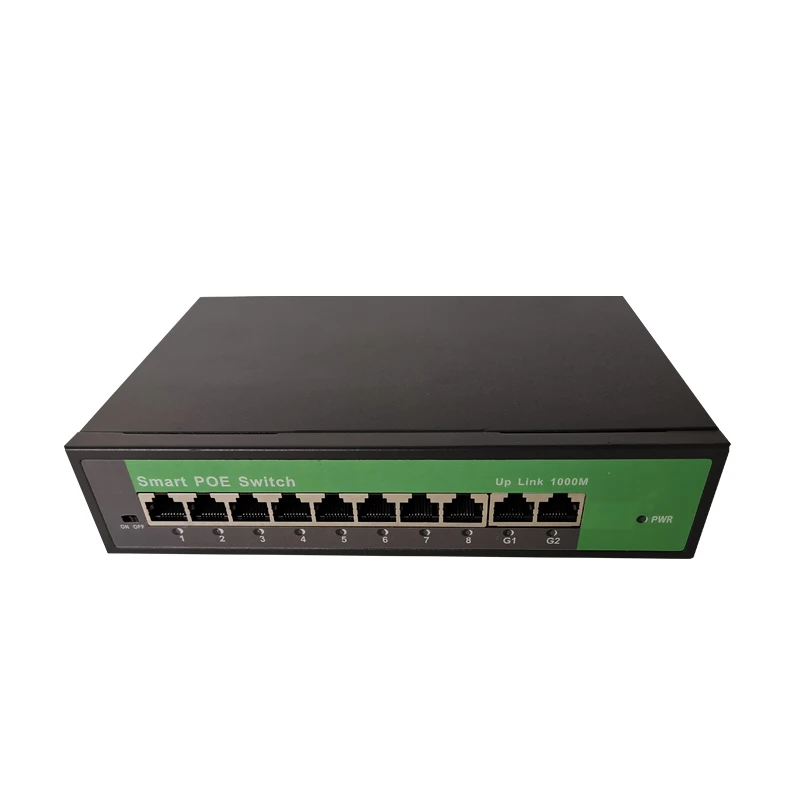 8 port 9 port 10 Gigabit POE switch 1 optical 8 electric 1 optical 10 electric POE 250 meter monitoring POE switch Exchanger