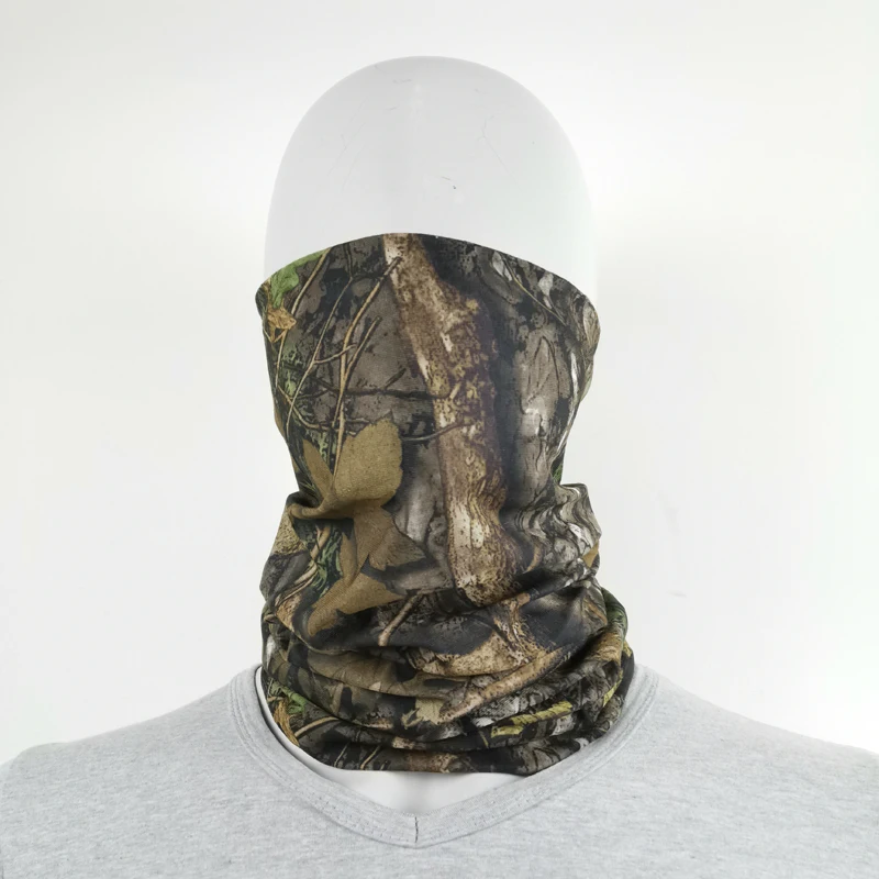 Military Hiking Scarves Men Polyester Breathable Collar Windproof Anti UV Neck Cover Face Mask Fishing Hunting Cycling Bandana