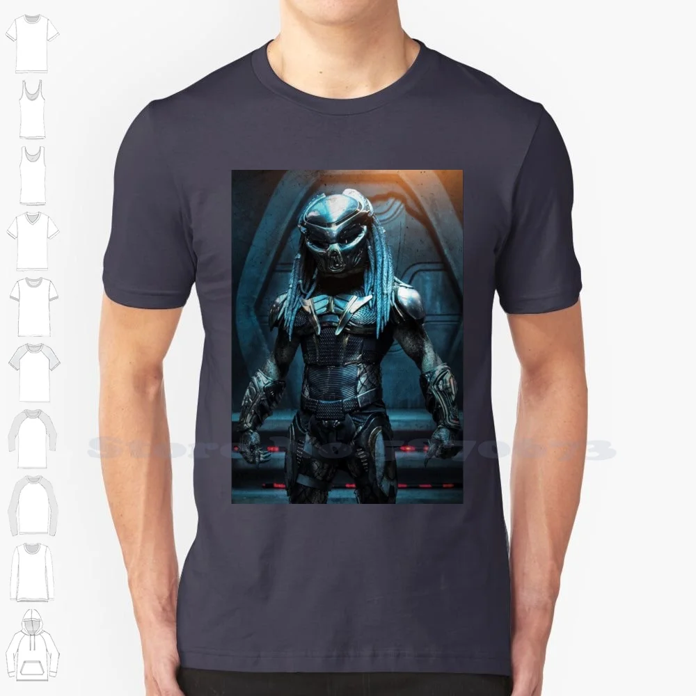 Bad 100% Cotton T-Shirt Nature Yautja Avp Pike Neca Aliens Toyphotography Catchandrelease Arnoldschwarzenegger Xenomorph