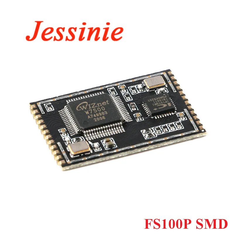 Modulo convertitore da seriale a Ethernet FS100P Seriale UART TTL a Ethernet TCPIP TTL a RJ45 Supporto scheda di rete DHCP e DNS