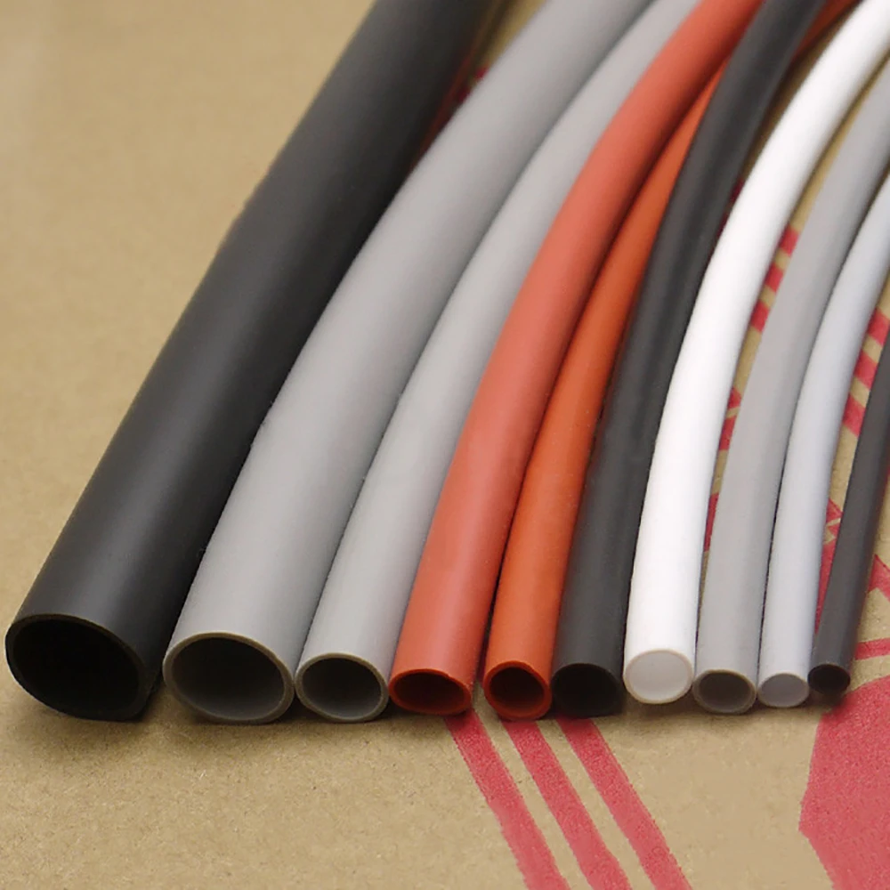 Φ0.8mm~Φ40mm Black silicone silicone rubber Heat shrinkable tube soft high temperature wire and cable instrumentation casing