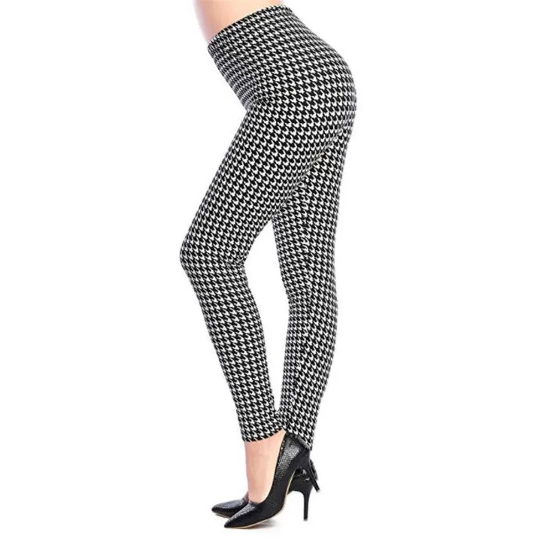 Leggings stampati a righe nero bianco Push Up Leggins a vita alta Sexy estate donna pantaloni calzamaglia sportiva allenamento elastico Fitness