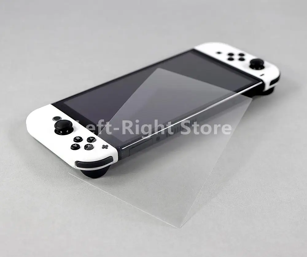 Tampa protetora de tela de plástico para Nintendo Switch, Clear Film Protector, Extra Sensitive, OLED, Skin, 5pcs