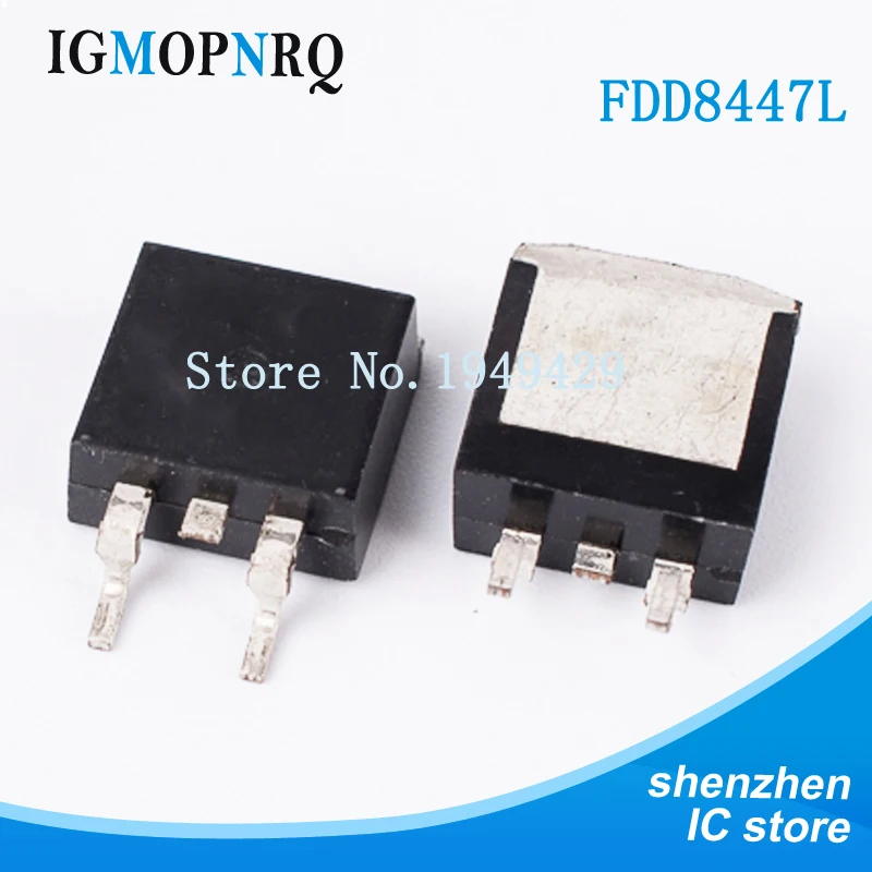 10PCS FDD8447L TO-252 FDD8447 8447 MOSFET 40V N-Ch PowerTrench MOSFET New