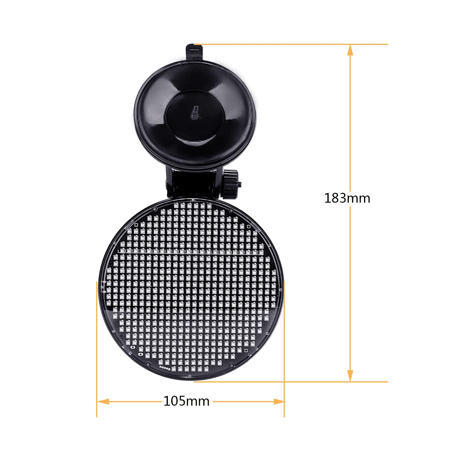 RGB Wireless Car Sign LED Emotion Programmable Message Display Board 1700MAH 512 Dots Car Accessories IOS Android and Voice-Cont