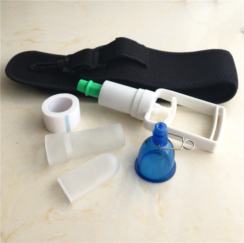 Male Penis extender Enlarger Handle Pump Cups Vacuum Master enlargerment Enlargement Stretcher Enhancement Belt man sex tools