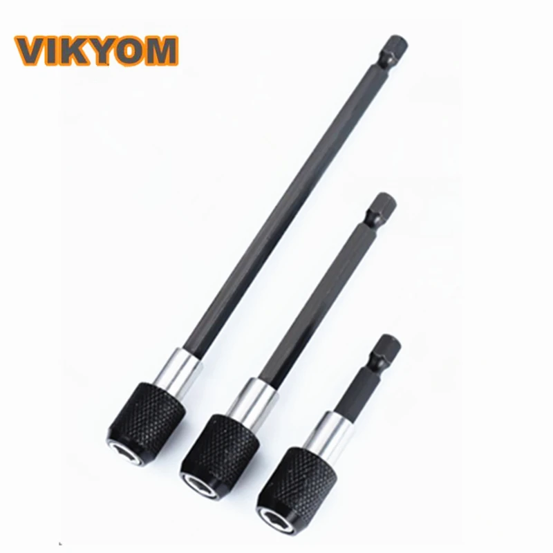 Connecting Rod Sleeve Hexagonal Extension Rod Fast Conversion 6.35 Batch Head Strong Magnetic Quick Release Extension Rod