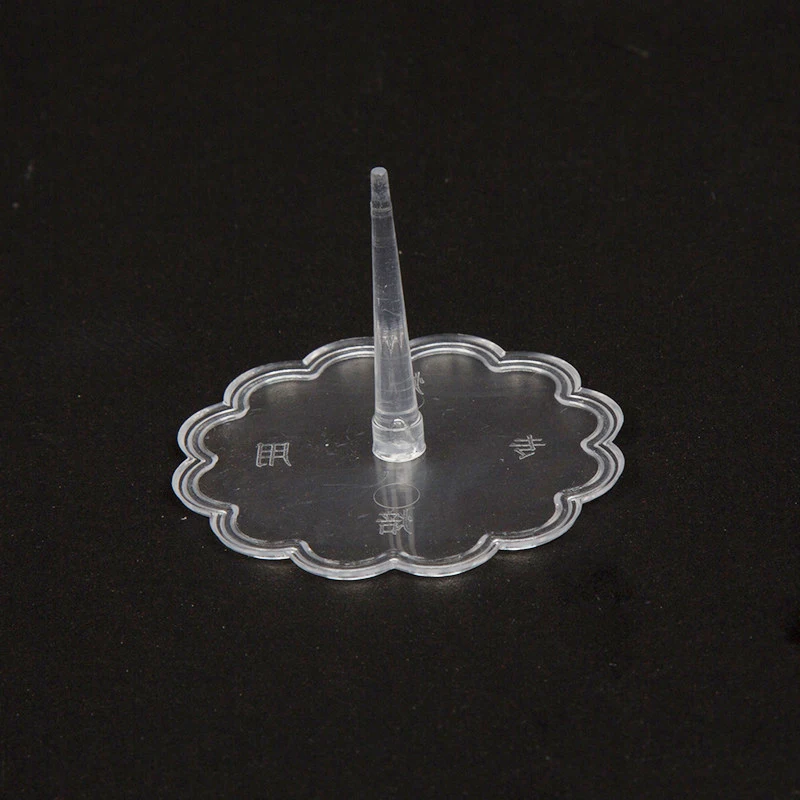 YOMDID 20pcs Practical Cake Stands Decoration Bottom Bracket Transparent Plastic Fondant Chocolate Holders Kitchen Accessories