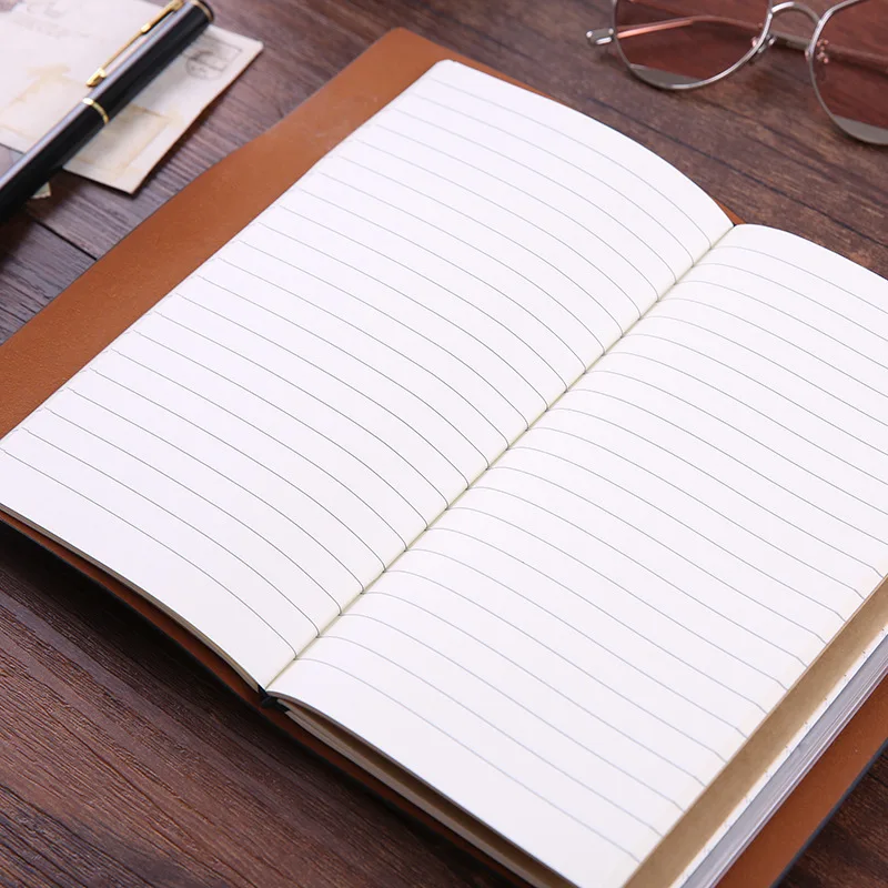 Handmade Vintage couro couro Notebook, Capa, Diário, Diário, Sketchbook, Planejador, Avião, Viagem, A6