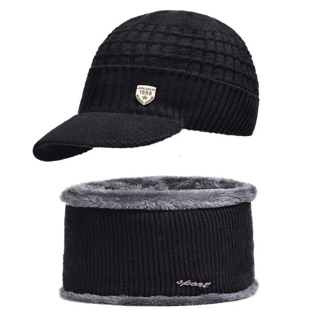 Anti-fog Winter Hats Skullies Beanies Hat Winter Beanies For Men Women Wool Necks Caps Balaclava Mask Gorras Bonnet Knitted Hat