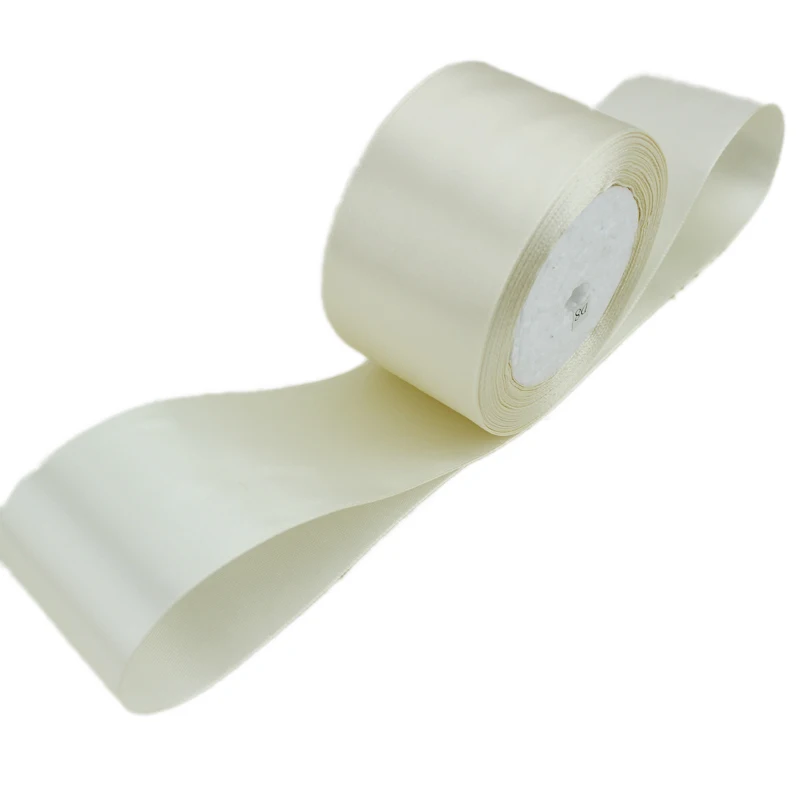 Ivory Satin Ribbon Wholesale Gift Wrapping Christmas ribbons