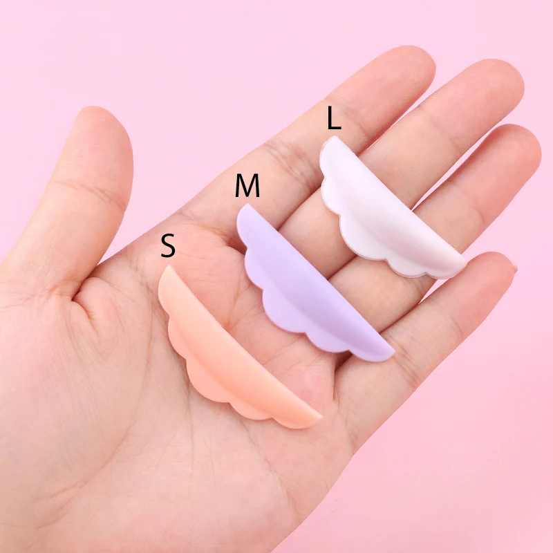 6/18/30pcs Recycling eyelash perm rods S M L silicone eyelash perm rods for eyelash perm Eyelash Extension Shields Pads