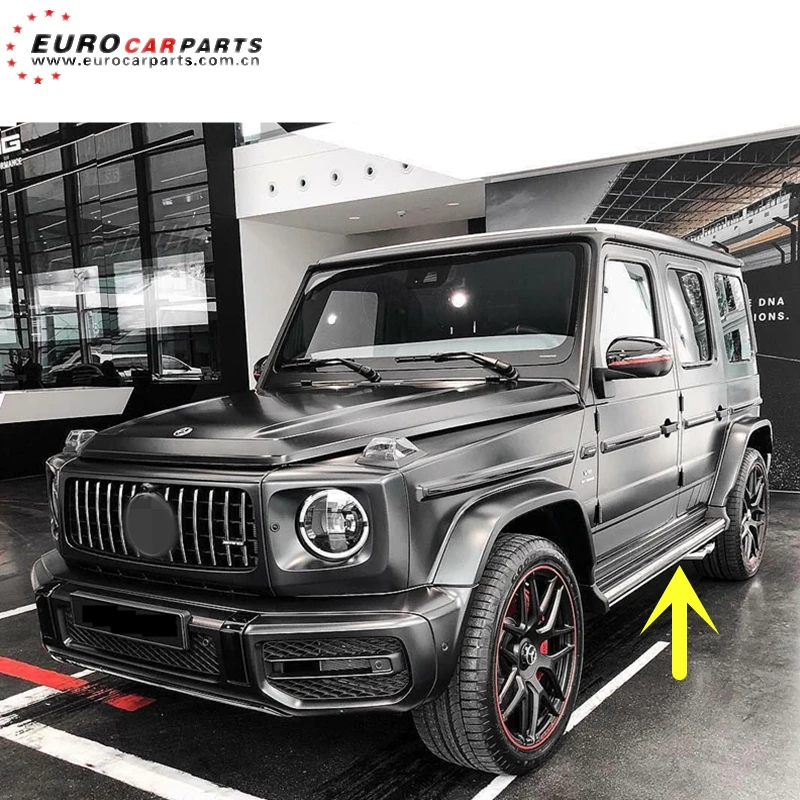 W464 side step fit for G-class W464 2018y~ stainless steel running board for G500 G63 new G-class