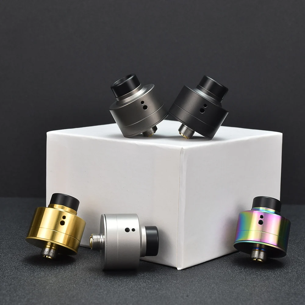 Coolvape Haku Venna RDA 22Mm Atomizer 304 SS MTL พร้อม Squonk BF PIN V2 Vape Vaporizer Rebuilding Single Coil E-Cigarette ถัง