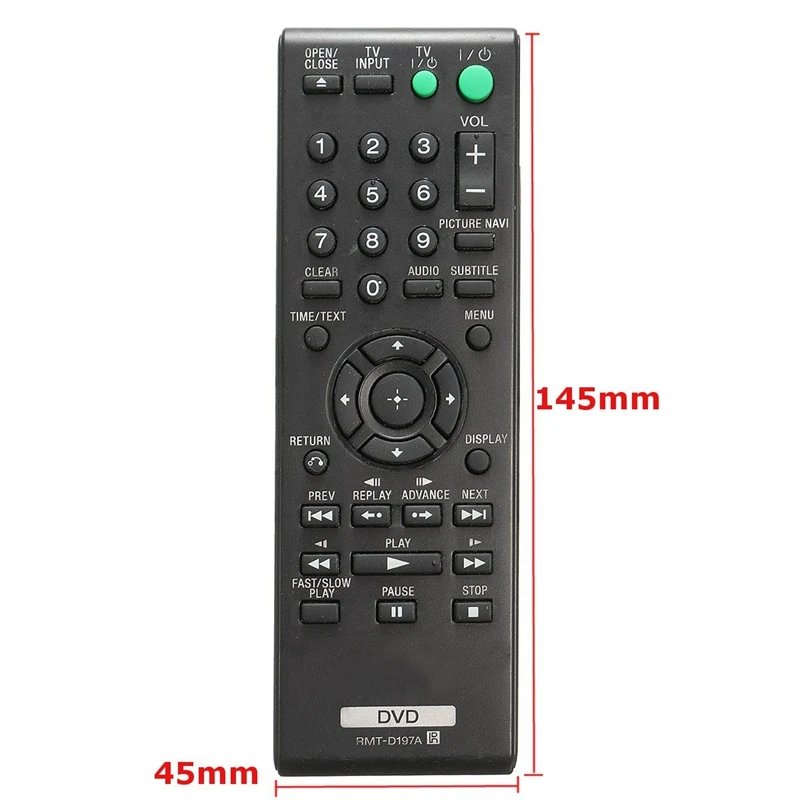 Nowy Rmt-D197A inteligentny pilot do Sony Dvd Dvp-Sr210 Dvp-Sr210P Dvp-Sr510H Dvp-Sr510