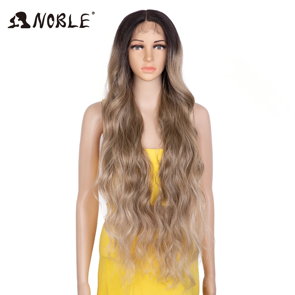 Noble Synthetic Lace Wigs For Women 36Inch Lace Wig Wavy Wig Jinx Wig Synthetic Wig Cosplay Wig Synthetic Lace Wig Female