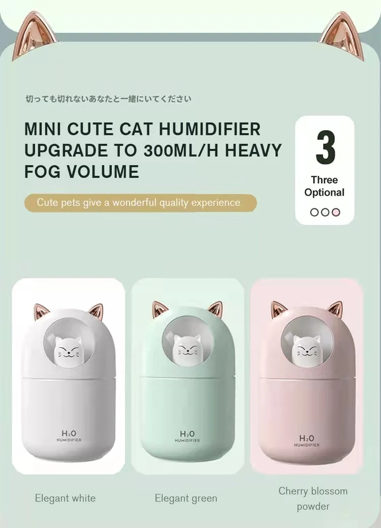 Nuovo umidificatore abbagliante tazza USB mini camera da letto veicolo per ufficio che trasporta grande spray colorato led aria spray fragranza macchina cross-bo