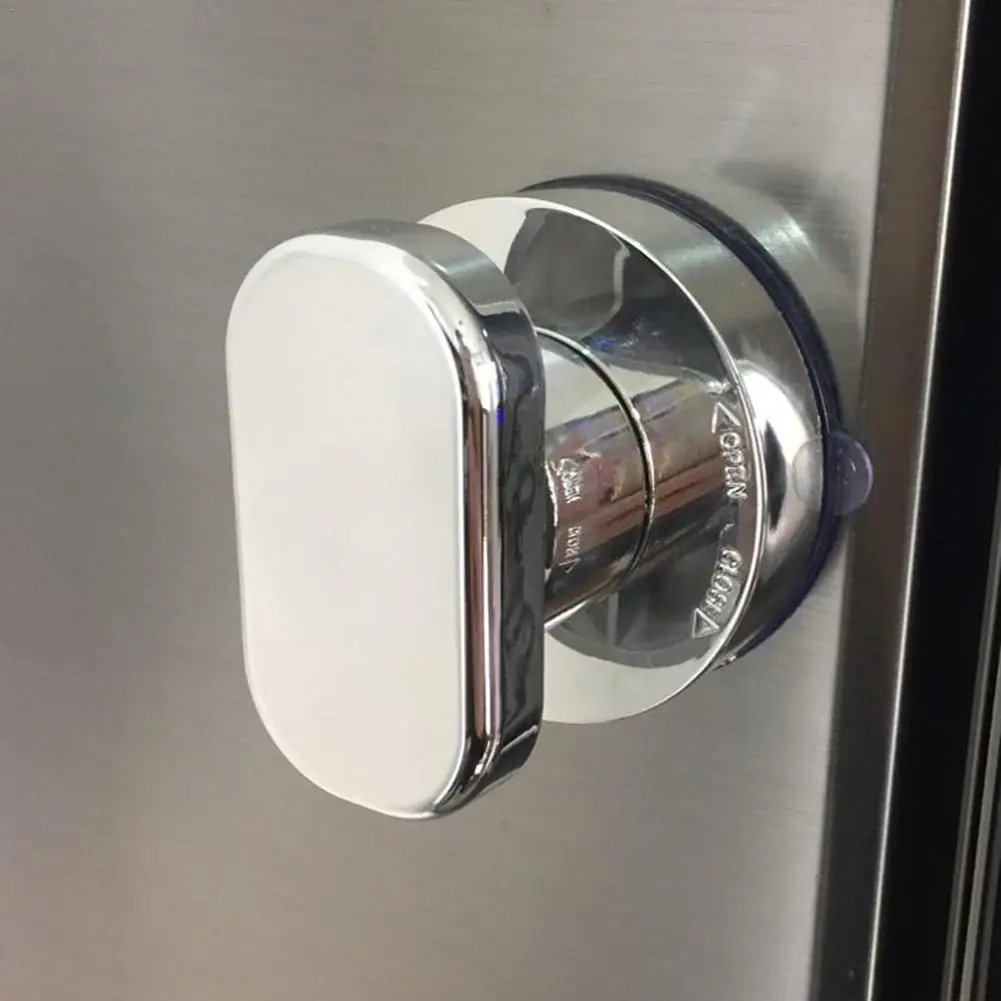 Super Suction Glass Door Handle Free Punching Sliding Door Drawer Cabinet Kitchen Suction Cup Handle Pull Knob Furniture