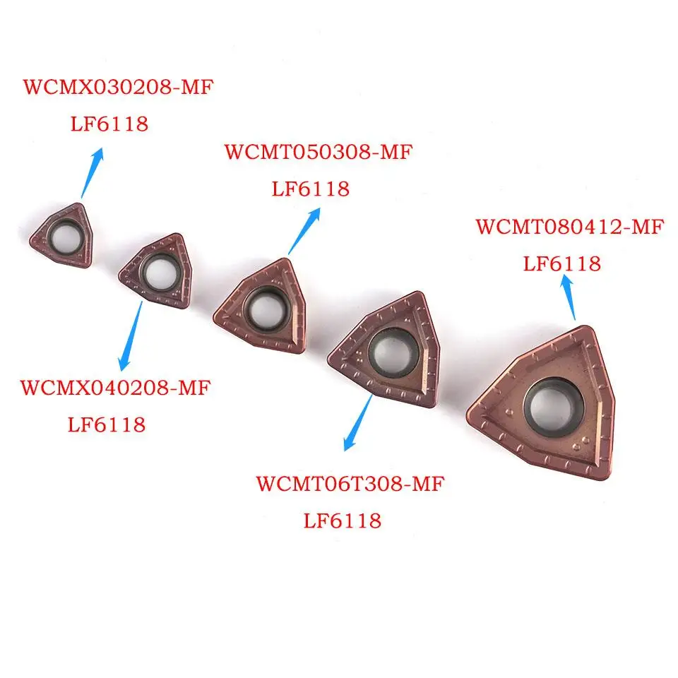 DESKAR WCMX030208 WCMX040208 WCMT050308 WCMT06T308 WCMT080412 MF LF6118High quality U drill insert CNC turning tool cutting tool