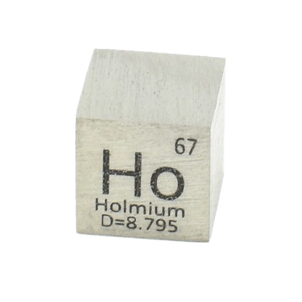 

99.9% High Purity Holmium Rare Earth Metal Ho 8.88 G Carved Element Periodic Table 10mm Cube