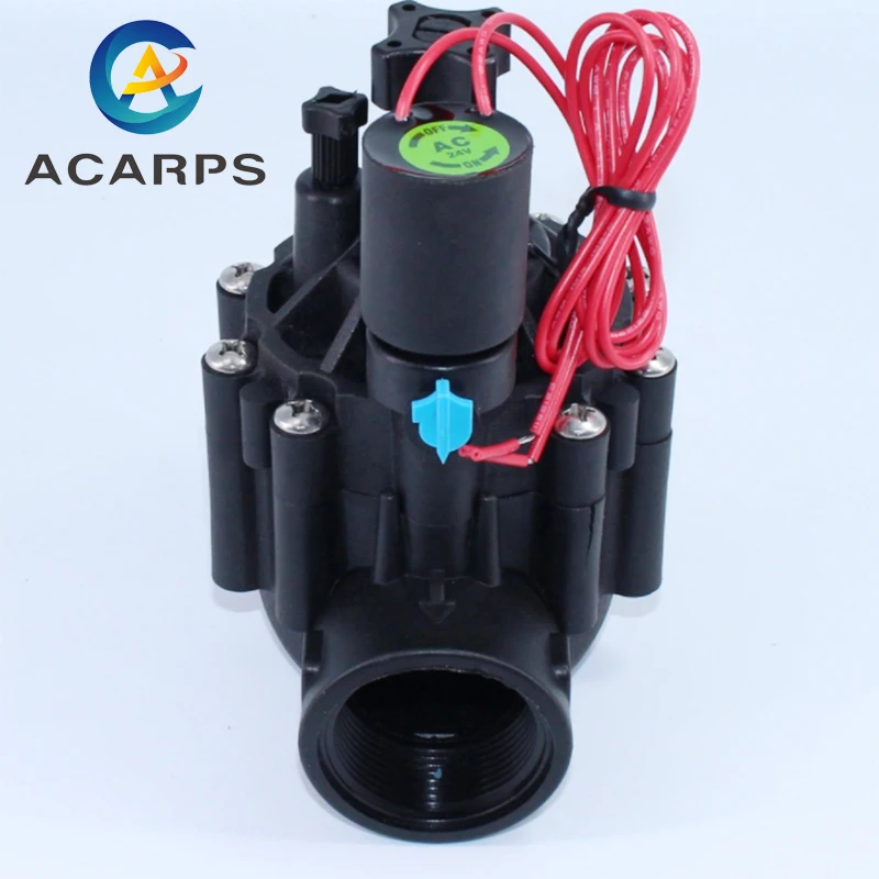 Válvula solenoide de riego para jardín, dispositivo de enclavamiento de agua de 1,5 pulgadas, 1-1/4 pulgadas, cc 22v0, 110v, 24v, 12v, DN40, DN32