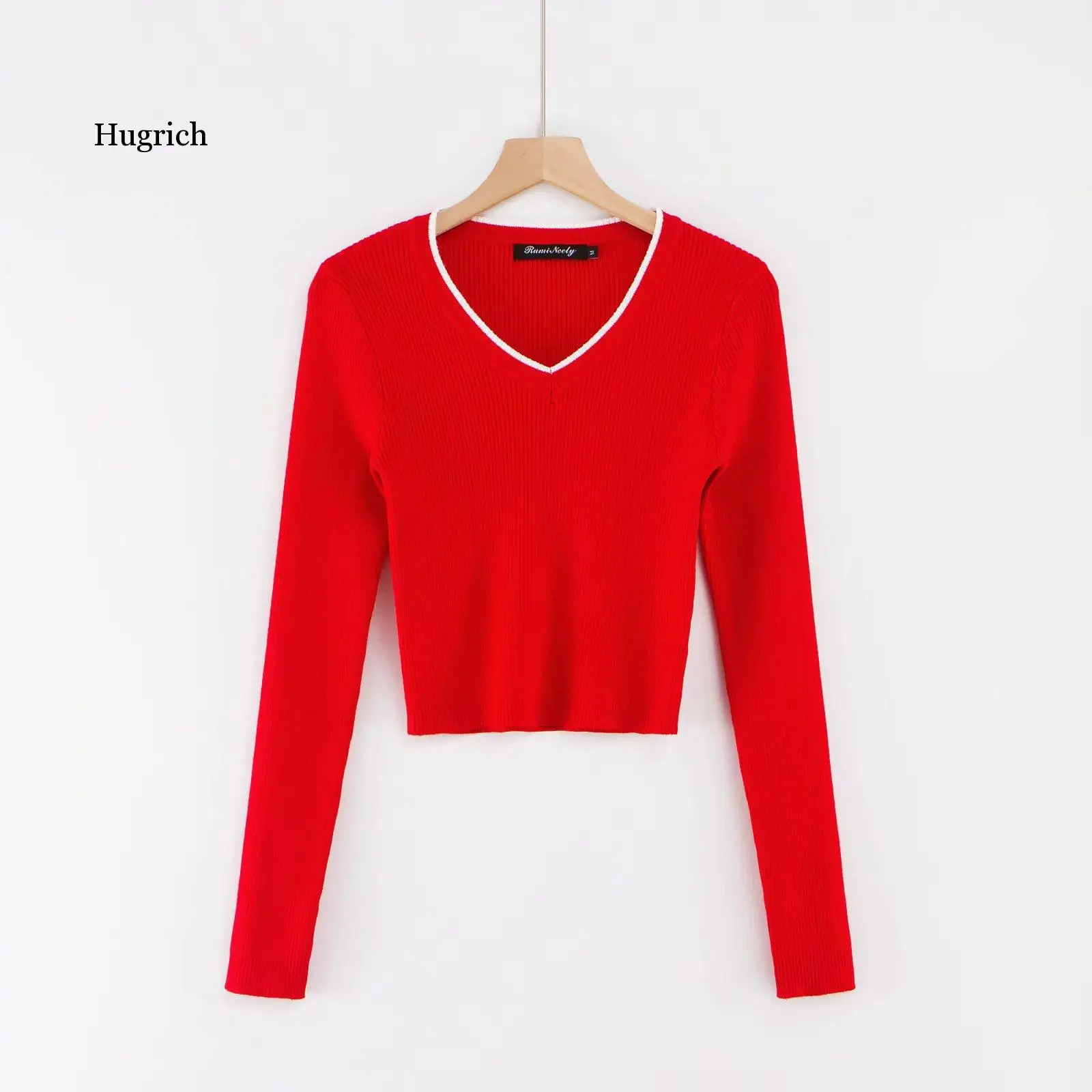 Fall 2020 Crop Sweater Kawaii Cute Sweaters Knitted Sweater Pink Women Winter Clothes Women Pullover Sweater Sexy Tops