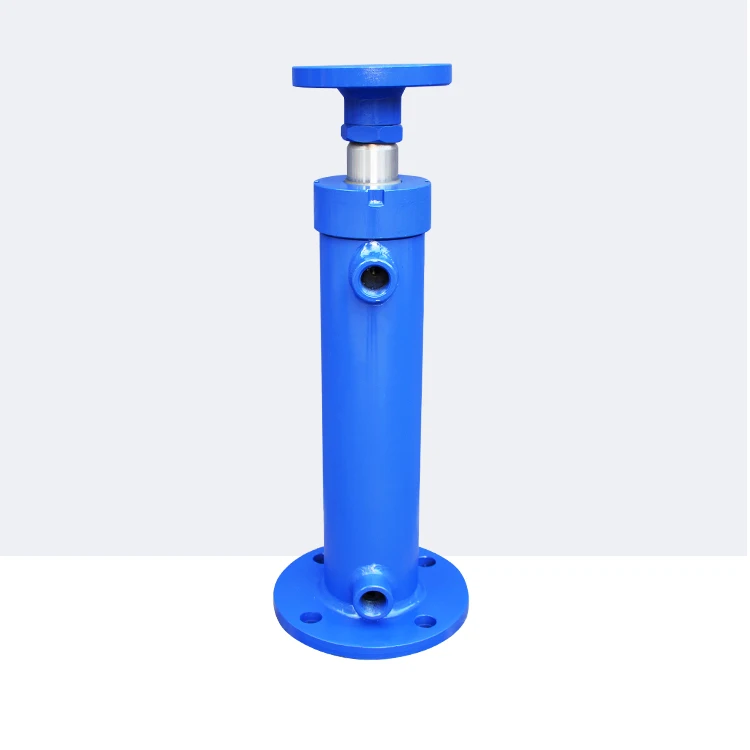 

400mm travels Lower flange 5 ton hydraulic oil cylinder bidirectional lifting oil cylinder small wood splitter cylinder