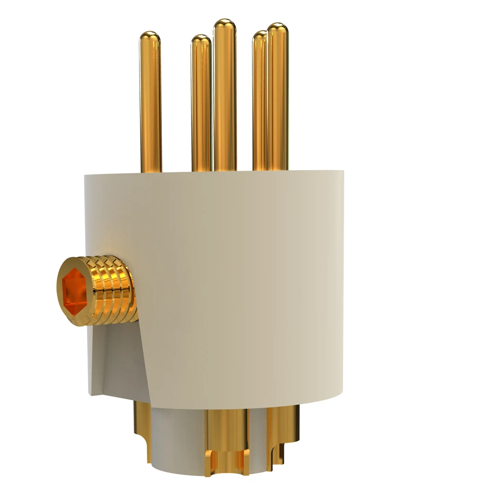 

Monosaudio 5Pin Din Pure Copper Gold/Rhodium Plated Male Plug Turntable Tonearm connector plug