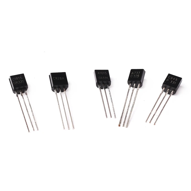 100PCS/LOT 2SA1015 2SA733 2SC945 2SC1815 2SC828A TO-92 Triode Transistor TO92 A1015 A733 C945 C1815  C828A