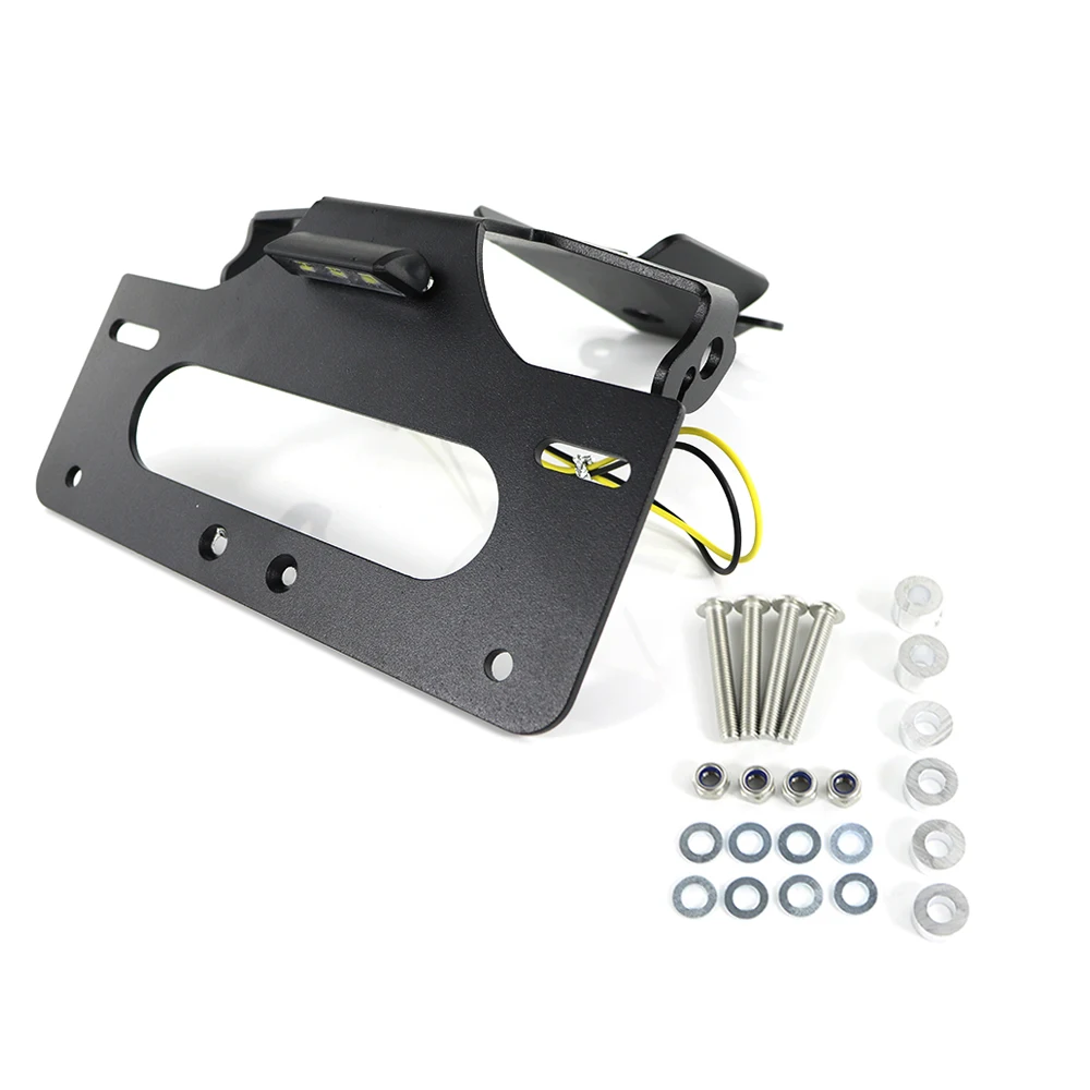 يصلح ل Ducati 899 959 1199 Panigale 1299 Panigale 2015-2022 لوحة ترخيص حامل قوس الذيل الخلفي مرتب الحاجز مزيل عدة #3