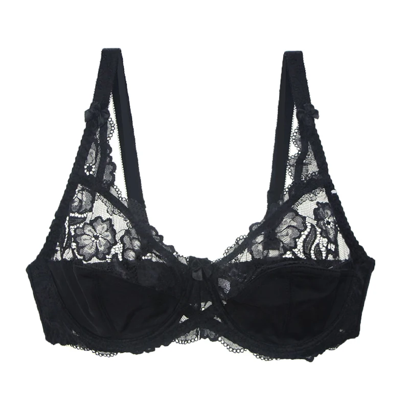 2025 Nové velké podprsenky CDE s kosticemi bez vyztužení pro ženy, sexy spodní prádlo s plnými košíčky, plus velikosti, dámské spodní prádlo - náhled 3