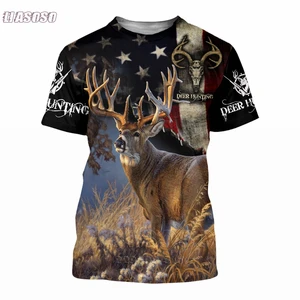 NEU 3D Lyasoso während der Tierjagd T -Shirts Reaperree Camo Harajuku Streetwear Unisex Grafik t -Shirts großer Abmessungen 12 Hauptverkaufs -Realtree -Shirt - №8