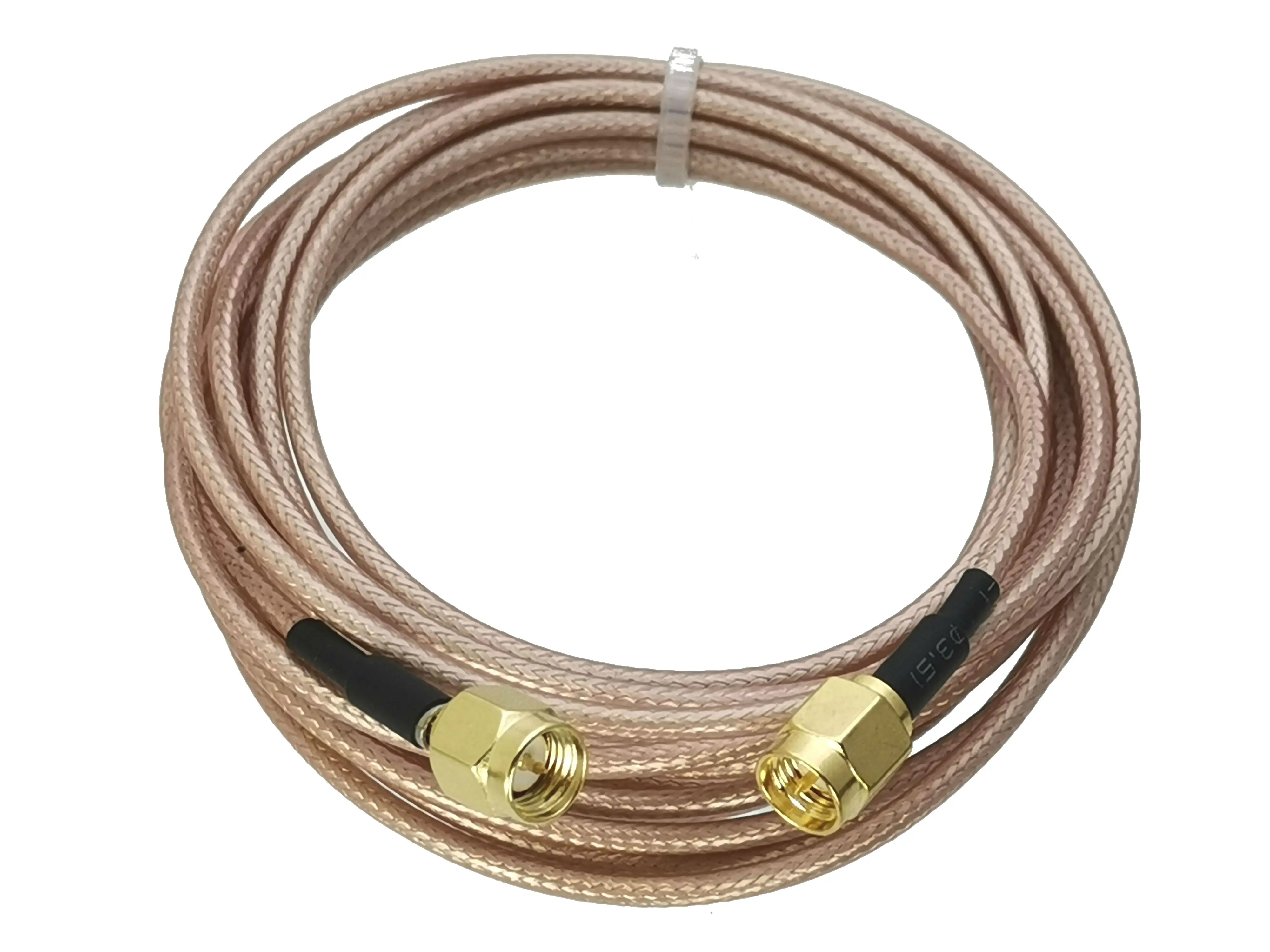 1Pcs Cable SMA male plug to SMA male straight RG316 Connector Wire Terminal RF Jumper pigtail 4inch~10FT