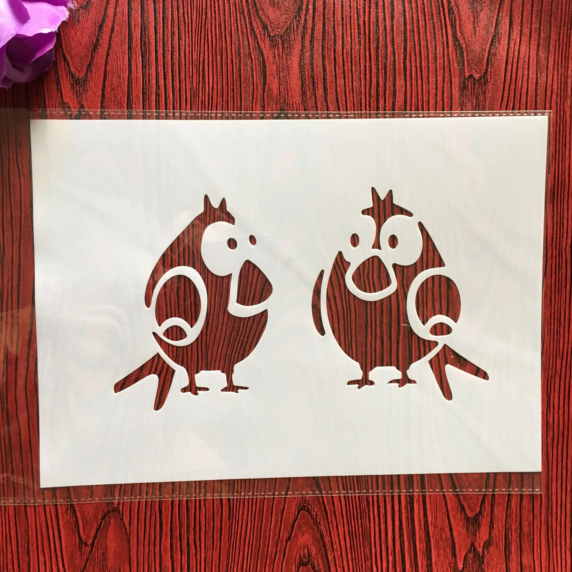 A4 29 * 21cm bird DIY Stencils Wall Painting Scrapbook Coloring Embossing Album Decorative Paper Card Template