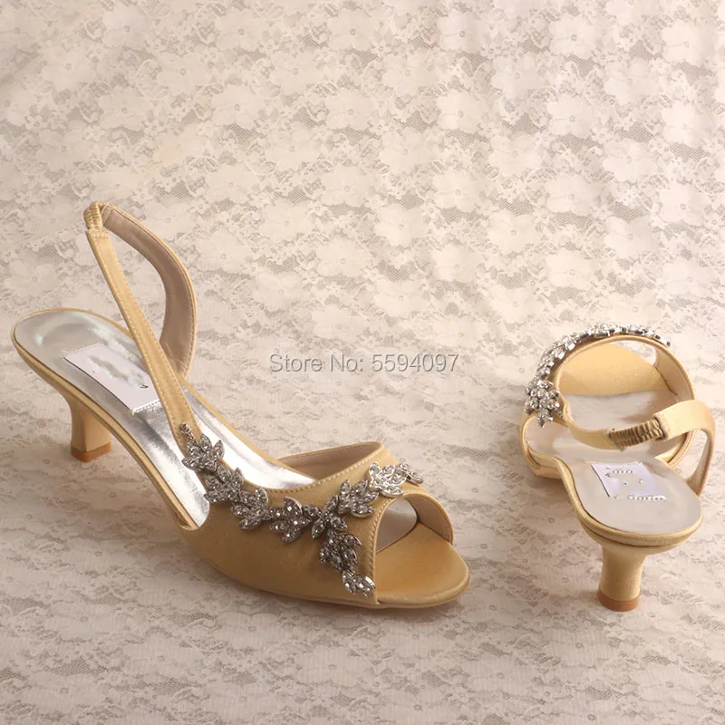 Customized 23 Colors Open Toe Wedding Shoes for Women Low Heel Hot Pink Size 8 image 3