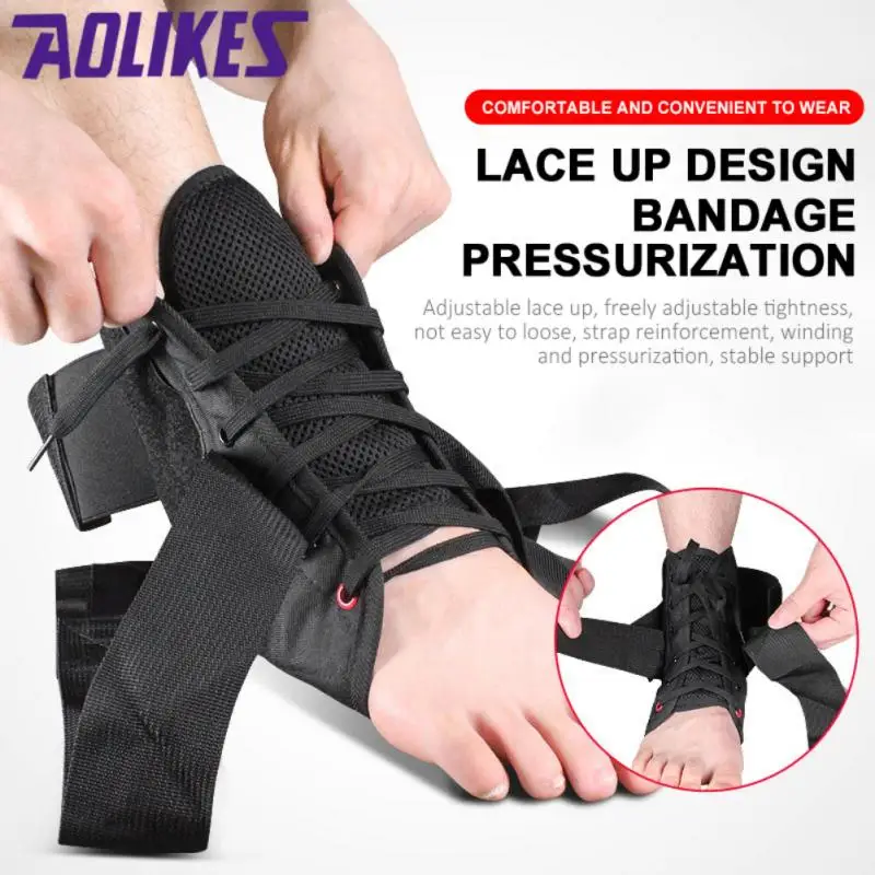 1 PCS Ankle Support Basketball Football Ankle Brace Compression Strap Ankle Protector Prevent Sprains Foot Varus Correction