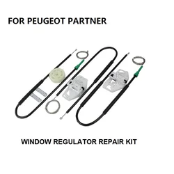 FOR PEUGEOT PARTNER ELECTRIC WINDOW REGULATOR REPAIR KIT FRONT-LEFT 1996-2015