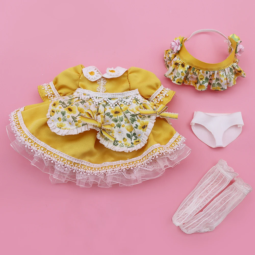 Dream Fairy 1/6 BJD Doll Clothes Little Angel Outfits for 28cm Ball Joint Dolls Including Clothes Shoes Underwear Headwear