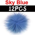 12 piezas Azul Cielo