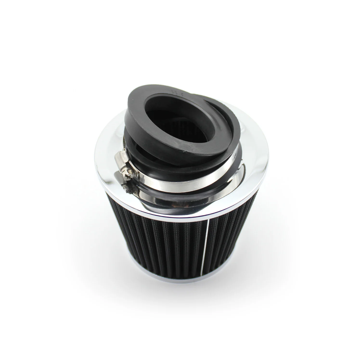 Car High Flow Air Filter Cold Air Intake Universal Filters with 90 80 76 70 63MM Adapters for Sport Racing Car Engine