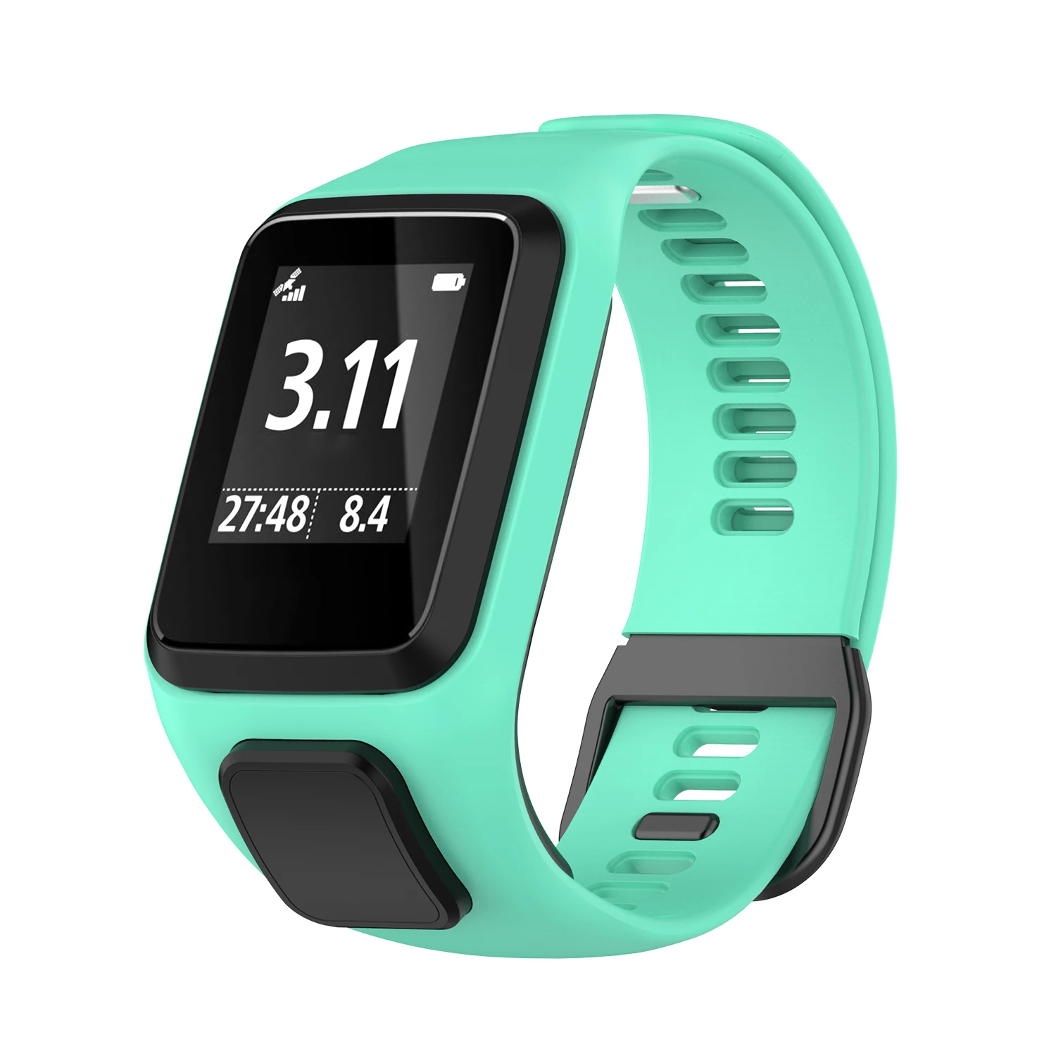 Silikonowa opaska na rękę dla TomTom Spark 3 Cardio muzyka smartwatch pasek bransoletki dla TomTom Runner 2 Cardio Runner 3 muzyka Golfer 2