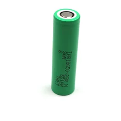 C&P INR1865 25R 1 Pieces Rechargeable Li-Ion Battery cell 3.6V 2500mah discharge current 20A 8C 3.7V 2.5Ah China New 18650