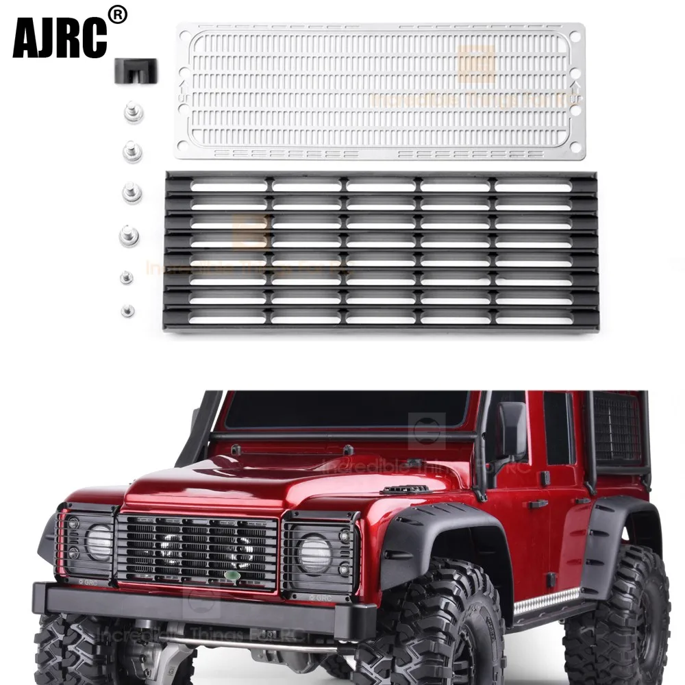 For Traxxas Trx-4 Defender Trx4 82056-4 Metal Air Intake Grille Front Water Tank Cooling Net