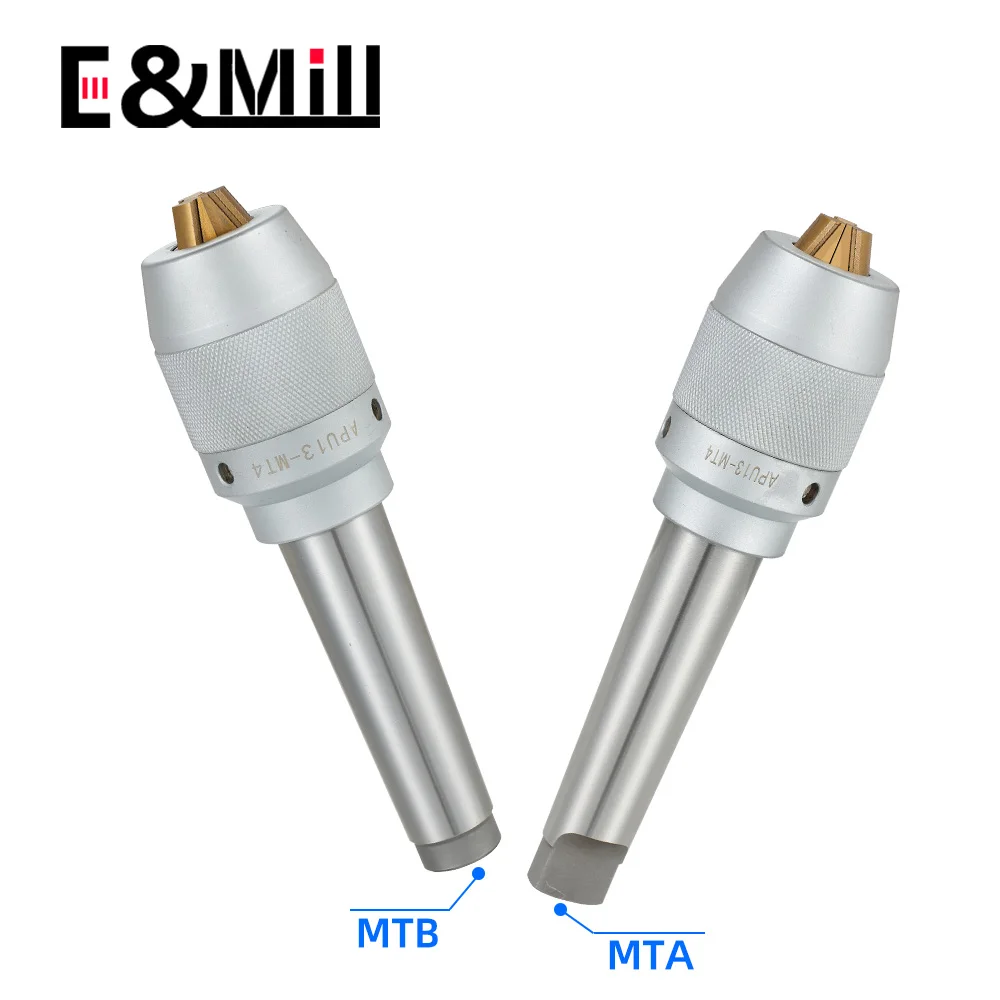 MT2 MT3 MT4 MT5 APU13 APU16 Tool Holder MT APU Knife Shank High Quality CNC Integrated Self-tightening Lathe Spindle Tool Holder