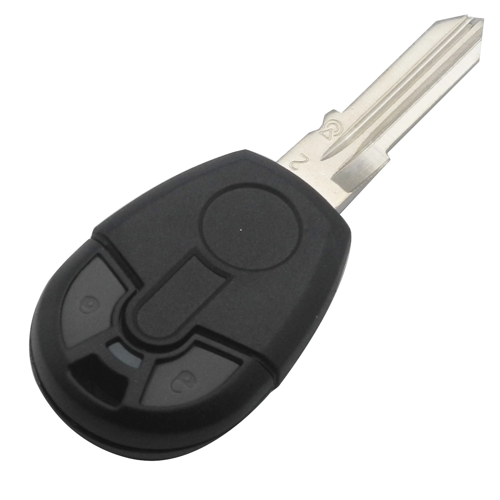 jingyuqin Replace 2 BTN Smart Remote Car Key Shell Cover For Fiat Positron Transponder Key Blank Case With  SIP22/GT15R Blade